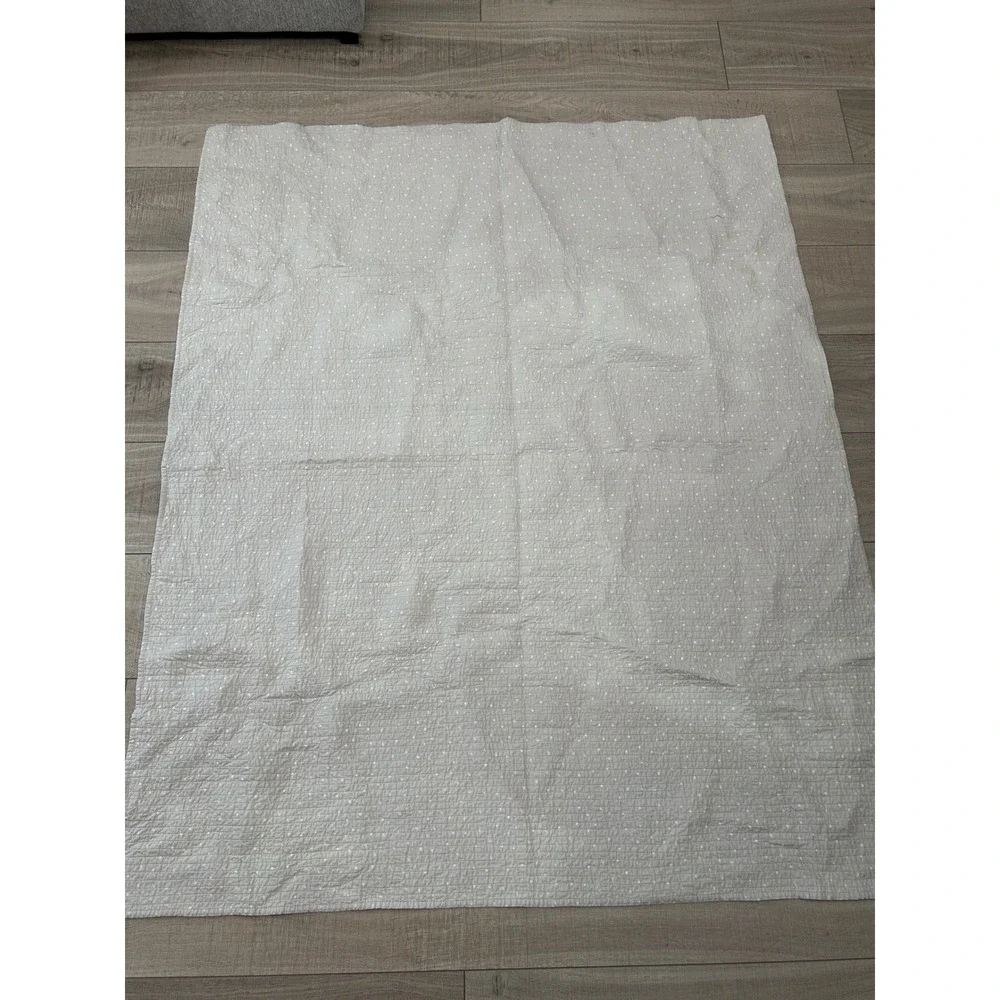 Handmade Snowflake Patchwork Quilt Multicolor Christmas Winter Throw  55x66